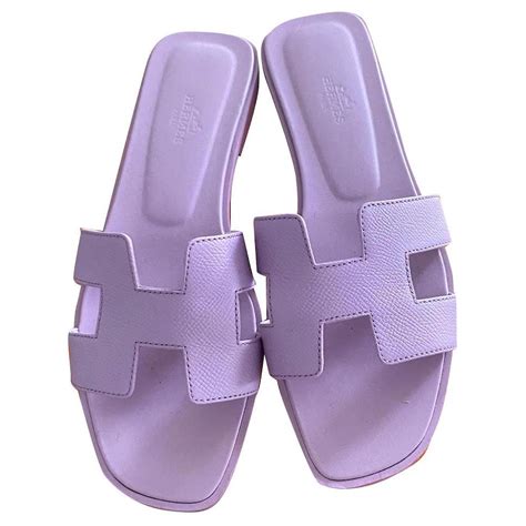 hermes oran purple|Oran sandal .